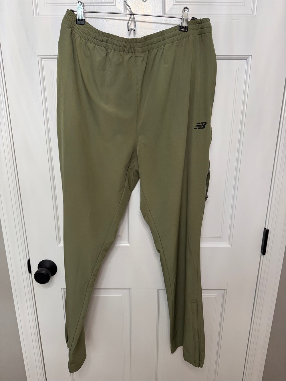 New Balance Mens Olive Track Joggers
